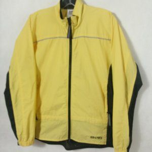 INsport windbreaker black/yellow small vented Back
